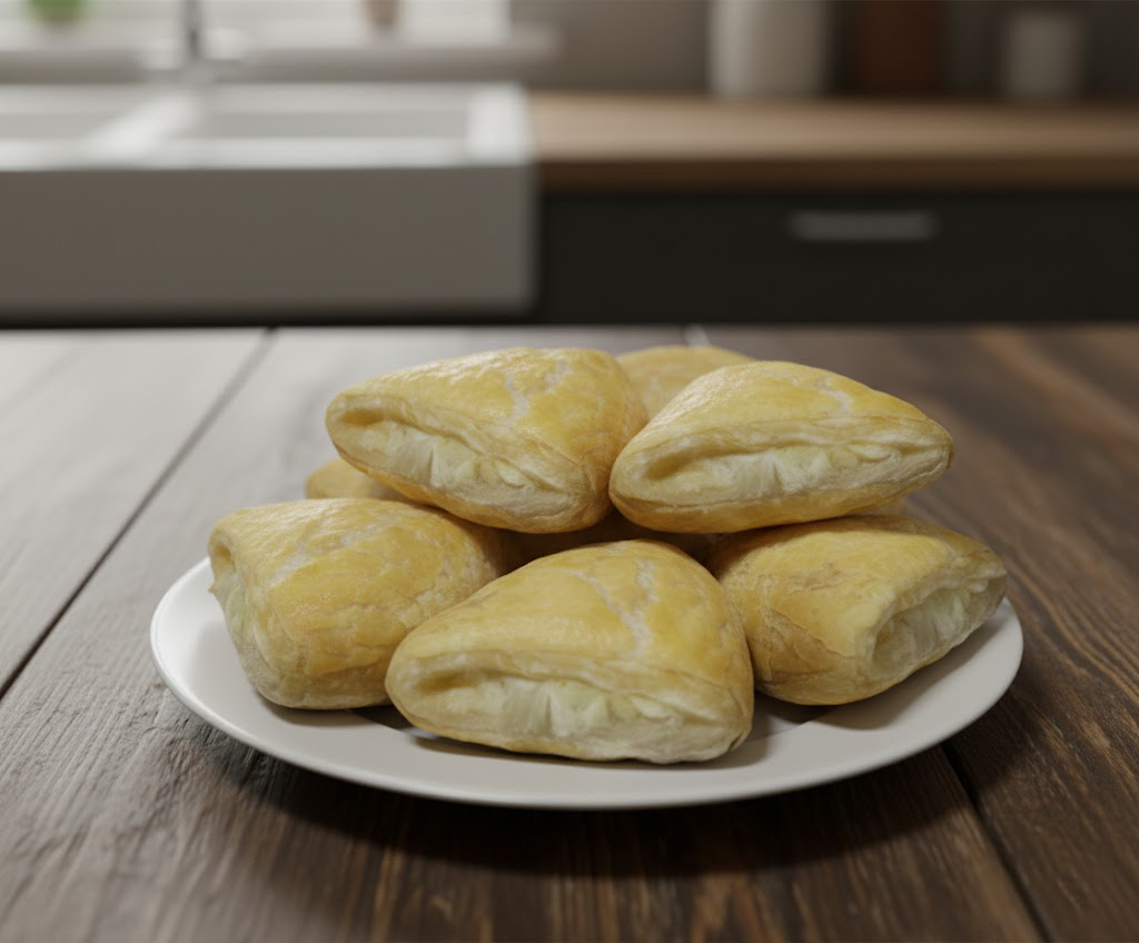 Mini triângulo de palmito